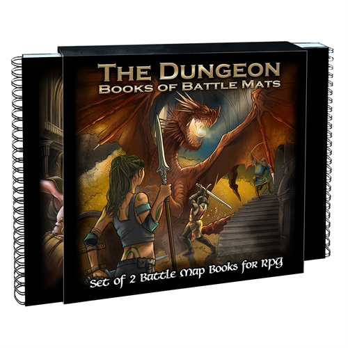 The Dungeon - Books of Battle Mats (5e Kompatibel)